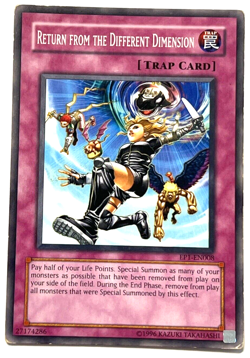 YuGiOh! - Return from the Different Dimension - Common Card - Image 1