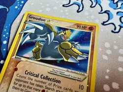 Groudon Gold Star Pokemon TCG Card EX Delta Species Ultra Rare Holo 111/113 ⭐ - Image 3