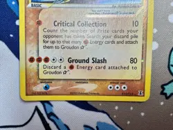 Groudon Gold Star Pokemon TCG Card EX Delta Species Ultra Rare Holo 111/113 ⭐ - Image 4