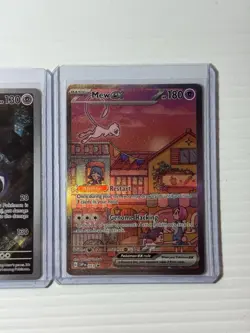 Pokemon TCG Mew EX 053 & Mewtwo 052 Promo Cards - Image 2