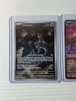 Pokemon TCG Mew EX 053 & Mewtwo 052 Promo Cards - Image 3