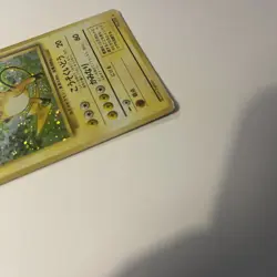 Pokemon card TCG Raichu No.026 Holo Rare Old Back Base Set 1996 Japanese MP - Image 5