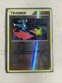 Rh Switch 128/132 Secret Wonders Reverse Holo Trainer Pokemon TCG Card - Image 1