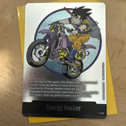 Energy Marker Dragon Ball Z E-49 Holo Rare Card TCG CCG Anime Manga - Image 1