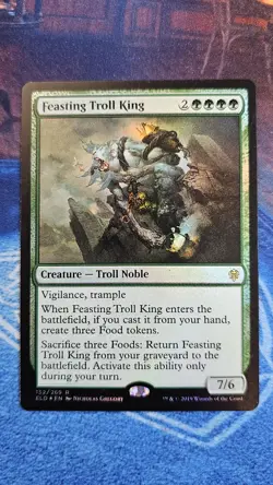 Feasting Troll King Throne of Eldraine Foil - Image 1