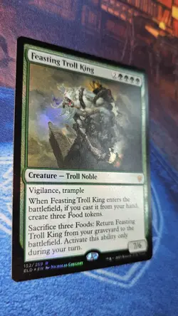 Feasting Troll King Throne of Eldraine Foil - Image 2