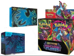 Bundle PRESALE 1 Phantasmal Flames Pokemon Center ETB + 1 Booster Box + 1 UPC - Image 1