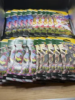 Pokemon Sealed Booster Pack Lot- Evolving Skies 20 Total - 5 Full Art Sets - Image 1