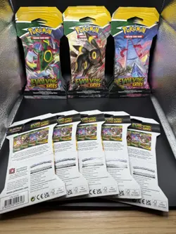 Pokemon Sealed Booster Pack Lot- Evolving Skies 20 Total - 5 Full Art Sets - Image 4