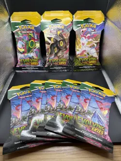 Pokemon Sealed Booster Pack Lot- Evolving Skies 20 Total - 5 Full Art Sets - Image 5
