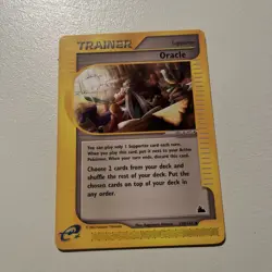 #138/144 Oracle Pokemon Skyridge Uncommon - Image 1