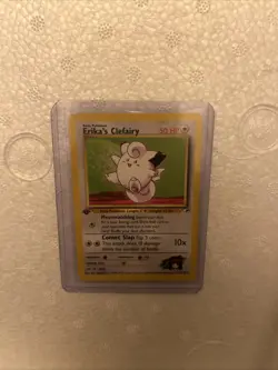 Pokemon TCG Erika's Clefairy Gym Heroes 25/132 First Edition - Image 3