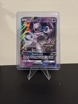 Pokemon TCG Mewtwo GX 39/73 Shining Legends Holo Ultra Rare 2017 - Image 1