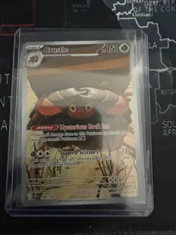 Pokemon TCG Crustle 186/182 Destined Rivals Illustration Rare Full Art Holo - Image 1
