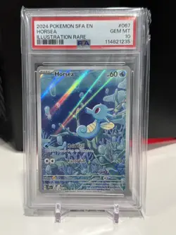 Pokemon PSA 10 Horsea IR Scarlet & Violet Shrouded Fable 067/064 - Image 1