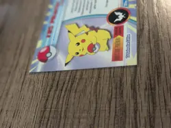 1999 Topps Pokemon #25 Pikachu TV Animation Edition Series Lightly Played - Image 4