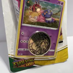 Pokemon TCG Evolving Skies Checklane Blister Pack with SLOWPOKE Promo SEALED - Image 2