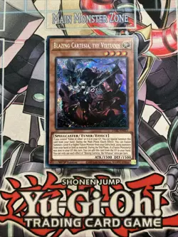 Blazing Cartesia, the Virtuous Secret Rare DABL-EN011 Yugioh Branded Albaz EURO - Image 1