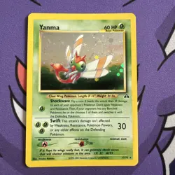 Yanma 17/75 Holo Rare Neo Discovery Pokemon Card Excellent - Image 1