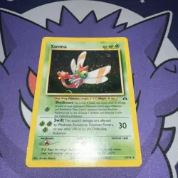 Yanma 17/75 Holo Rare Neo Discovery Pokemon Card Excellent - Image 3