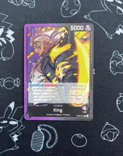 One Piece Card Game King OP08-057 Leader Card - Image 1