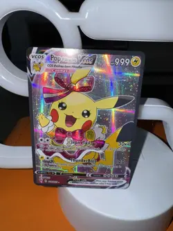Pikachu Pop Pokemon Card VMAX ACG V Star Holo Cosplay - Image 1