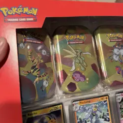 Pokemon 4 Mini Tins + 4 Promo Cards Bundle - 151 SAMS CLUB Exclusive IN HAND - Image 4