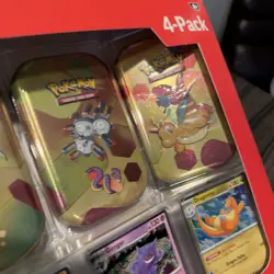 Pokemon 4 Mini Tins + 4 Promo Cards Bundle - 151 SAMS CLUB Exclusive IN HAND - Image 5