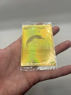 SEALED SWSH146 Poke Ball Gold Full Art Celebrations Pokemon TCG Promo Card - Image 4