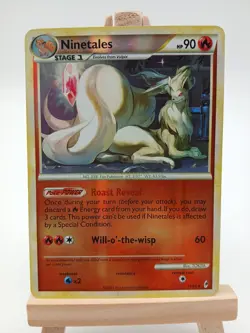 Ninetales 17/95 - Call of Legends - Reverse Holo Rare LP Pokemon Card, 2011 - Image 1