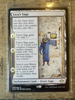 Urza's Saga Enchantment Land Card Magic: The Gathering - Image 1