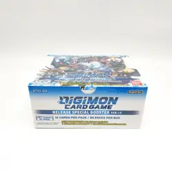 Digimon Card Game BT01-03 V 1.0 Bandai SEALED Booster Box Display First Edition - Image 3