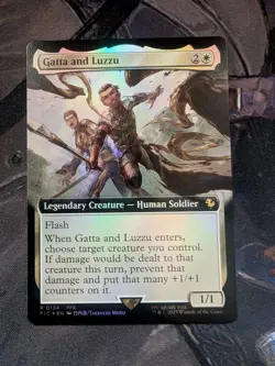 Magic The Gathering Final Fantasy Gatta and luzzu Extended Art Foil MTG - Image 1
