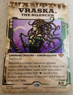 Vraska, the Silencer - #299 Regular (Showcase) Outlaws of Thunder Junction - Mtg - Image 1