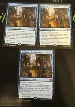 Mechanized Production x3 Aether Revolt Magic the Gathering MTG - Image 1