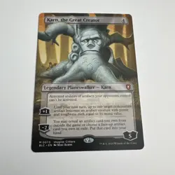 MTG Karn, the Great Creator Borderless Art Mythic Commander: Bloomburrow NM #73 - Image 1