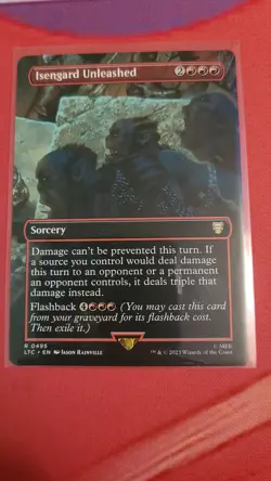 Isengard Unleashed (Borderless)- LTR - (Magic: The Gathering) Cardboard Friends - Image 1