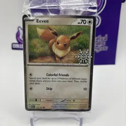 Pokemon TCG Eevee 133/165 Stamped Promo 2025 Holiday Calendar SEALED - Image 1