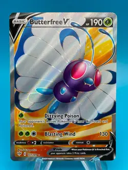 Butterfree V 177/189 Ultra Rare Full Art - 2020 Pokemon Darkness Ablaze NM - Image 1