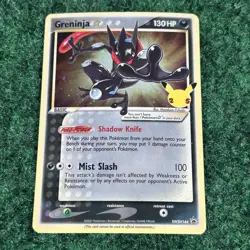 Pokemon TCG Greninja Celebrations Black Star Promo SWSH144 Great Condition - Image 1