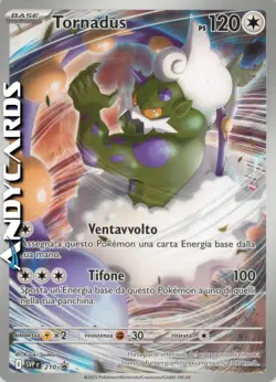 TORNADUS 210 • Rara Gallery • Promo Scarlatto e Violetto SVP POKEMON - Image 1