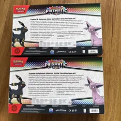 Pokemon Scarlet&Violet Prismatic Evolutions Premium Figure Collection x2 Sealed - Image 2