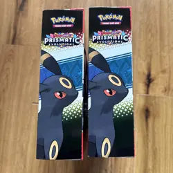 Pokemon Scarlet&Violet Prismatic Evolutions Premium Figure Collection x2 Sealed - Image 4