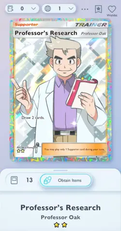 Professor Research (Oak) PTCGP - Pokemon TCG Pocket international - Image 1