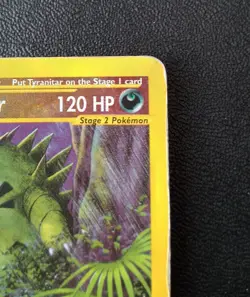 Tyranitar Holo Reverse Aquapolis Carte Pokemon 40/147 ENG 2002 Vintage - Image 5