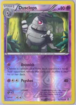 Dusclops - 62/149 - Reverse Holo - Black & White 7: Boundaries Crossed - Pokemon - Image 1