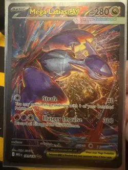 Mega Latias EX SIR 181/132 Mega Evolution English Pokemon TCG Mint Condition - Image 1