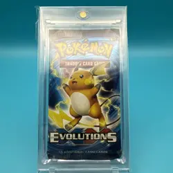 Pokemon: XY Evolutions Booster Pack Factory Sealed In Protective Case - Image 1