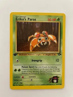 Erika's Paras [1st Edition] #71 Pokemon Gym Challenge NM - Image 1