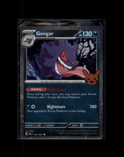 (6) - Lot Of 6 - 2024 Pokemon Gengar Trick or Trade BOOster Holo #057/091 - Image 4